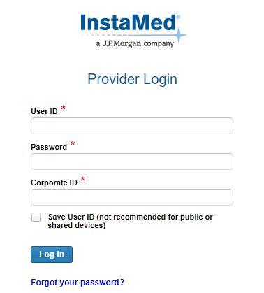 Change Provider Address - InstaMed