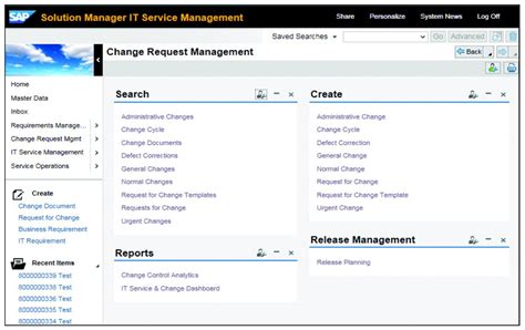 Change Request Management With Sap Solution Manager