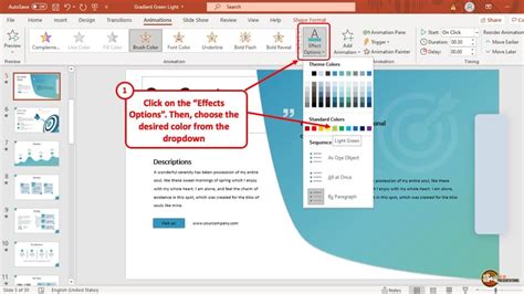Change Text Color in Powerpoint MEGATEK ICT ACADEMY