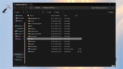 Change User Profile Folder Name in Windows 11