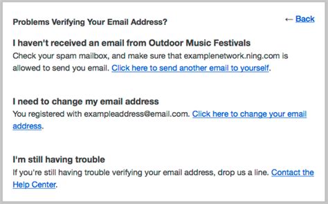 Change Your Email Address Ning 3 Help