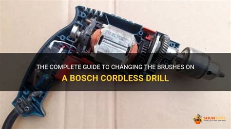 Change brushes on bosch drill.  Start by purchasing the right sizes and start...