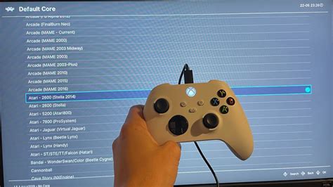 Change default core retroarch. .  ...
