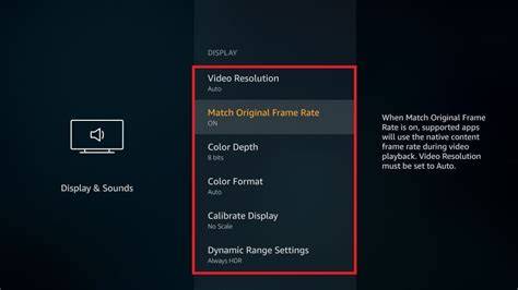 Change frame rate on firestick.  I was What To Know Change Fire TV resolution via ...