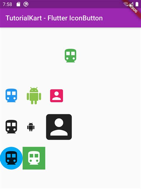 Change icon size flutter. all(0. size property allows the IconButton to size ...