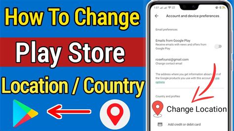 Important: You must wait 12 months after initially creating a payments profile before you can change your Play country. You can change your Play country once per year. If you change your country, you'll need to wait a year to change it again. On your Android device, open the Google Play Store app . At the top right, tap the profile icon.. 