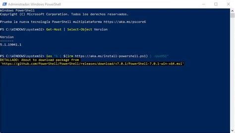 Change powershell profile path.  Como atualizar o PowerShell para a versão...
