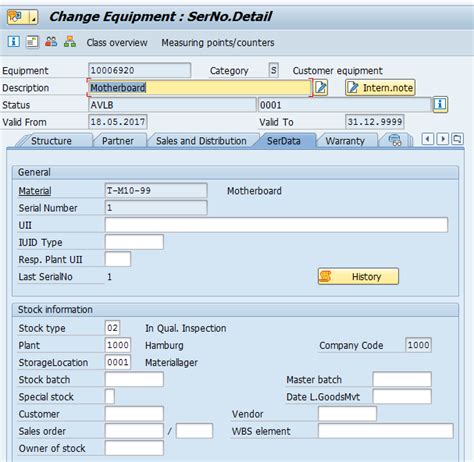 Change productcode for serial number SAP Community