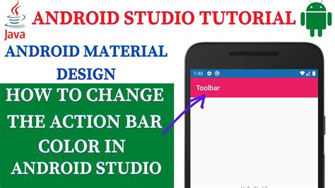 Change the ActionBar Color in Android Studio (2021) YouTube.