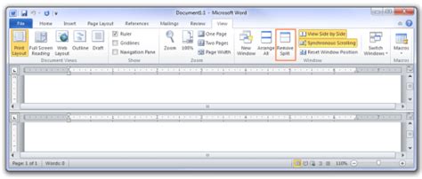 Change the View of Office 2010 Documents