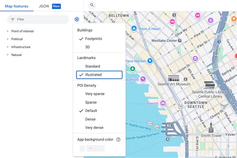 Change the style of landmarks Maps SDK for Android Google. 
