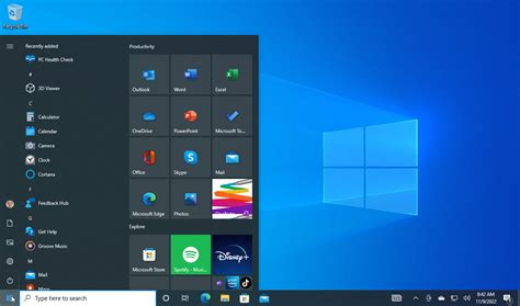 Change windows start menu.  To view a list of all your installed apps, click...