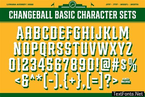 Changeball Font - Free download fonts