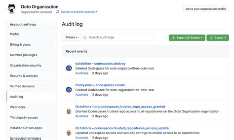 Changefeed SQL Audit Log · GitHub