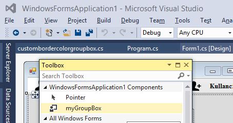 Changing Border Color of Group Boxes in Visual C