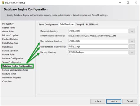 Changing Default Database File Locations in SQL Server