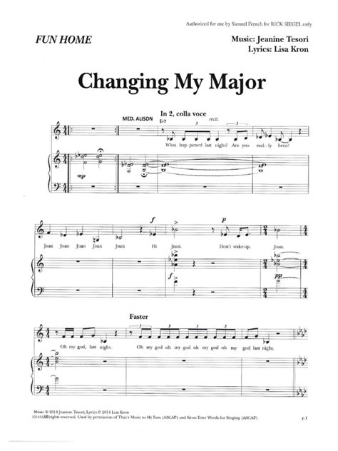 Changing My Major PDF