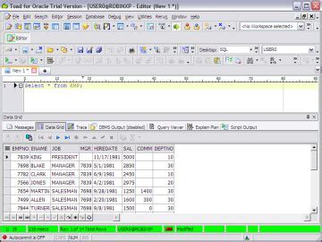 Changing TOAD Linesize in the SQL Editor Window (4276046)