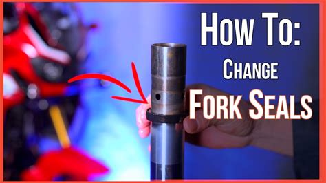 Changing fork seals without stripping forks.  To give a completely different f...