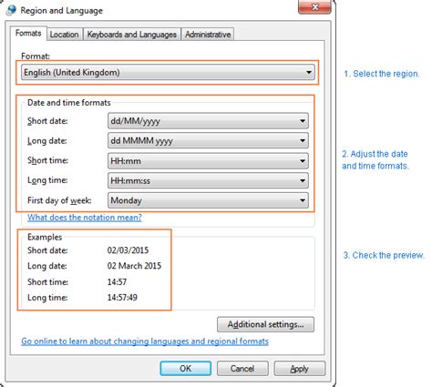 Changing the default date format in classic asp when using the "date …