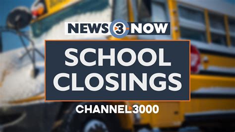 A list of school closings is below. For a more extensive lis