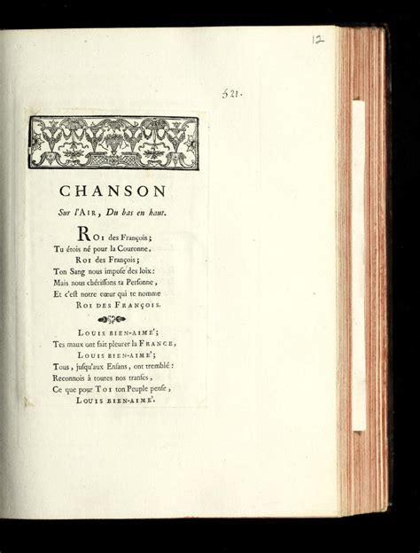 Chanson sur l'air, du bas en haut. - Publicaciones de la facultad de filosofía y letras, 1896-1946..