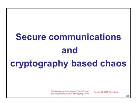 Chaos Synchronization And Cryptography For Secure Communications