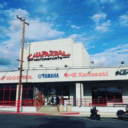 Chaparral motors san bernardino. Find Honda Motorcycles at Chaparral Motorsports, California's Premier Honda Motorcycle Dealer. Skip to main content. Call Us 1-909-889-2761. Map & Hours Map 555 South H Street San Bernardino, ... 555 South H Street San Bernardino, CA 92410; 1-909-889-2761; Like Chaparral Motorsports on Facebook! (opens in new window) Follow Chaparral ... 