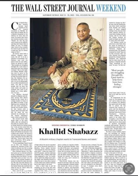 Chaplain ( COL) Shabazz Ph.D, DMin’s Post - sk.linkedin.com