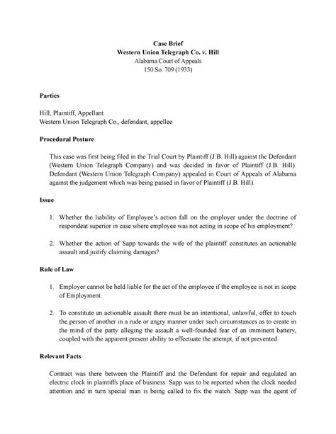 Chapman v. Western Union Telegraph Co. - Georgia - Case Law