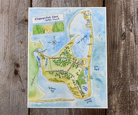 Chappaquiddick map