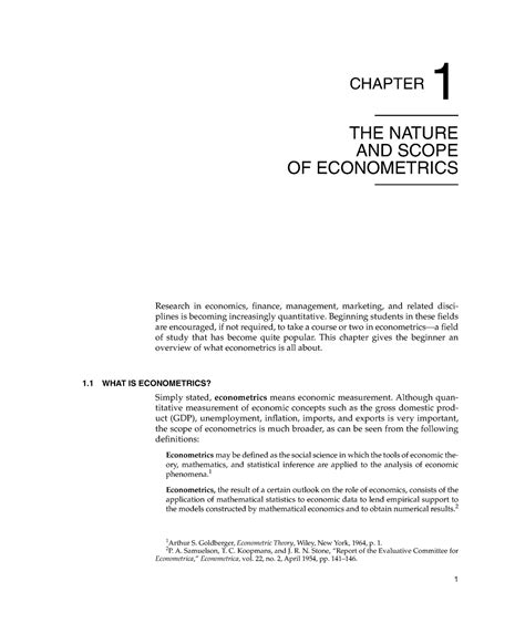 Chapter 1: The Nature and Scope of Econometrics - YUMPU