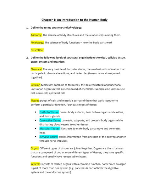 Chapter 1 study guide