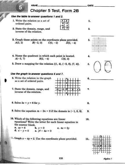Chapter 1 test form 2b geometry answers.  a A AB B DB The Standardized Test Practice o...