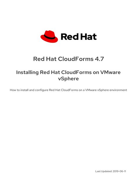 Chapter 1. Installing Red Hat CloudForms