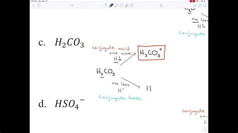 Chapter 10 Exercises 3 and 4 Drawing Conjugate Acids and Conjugate