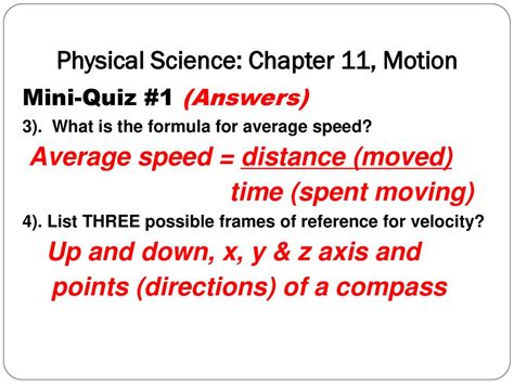 Chapter 11 Motion Answers