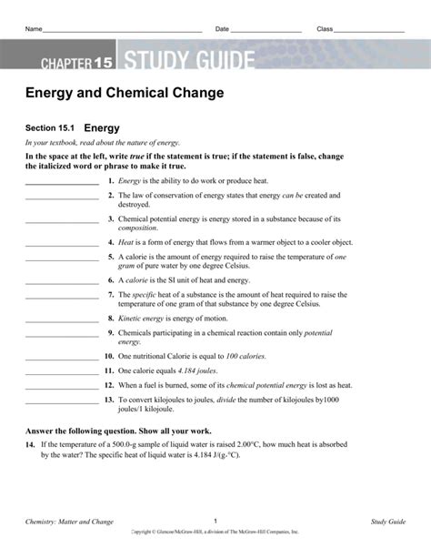 Chapter 11 study guide conservation of energy. - L'environnement à la croisée des savoirs.