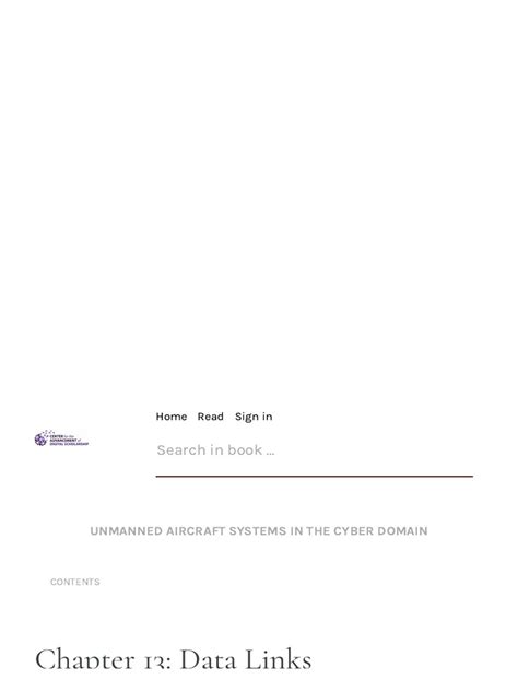 Chapter 13 Data Links Functions, Attributes and Latency Unmanned