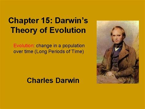 Chapter 15 - Darwin