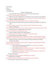 Chapter 16 Ap Bio Study Guide Answers