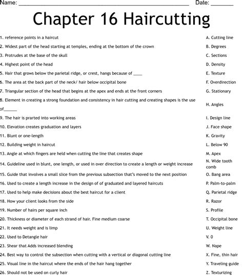 Chapter 16 haircutting study guide answers. - Writing fiction a guide to narrative.