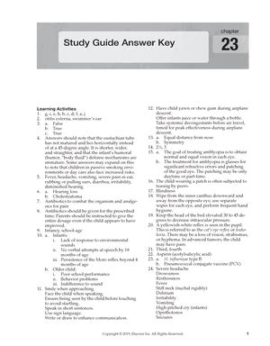 Chapter 19 Answer Key