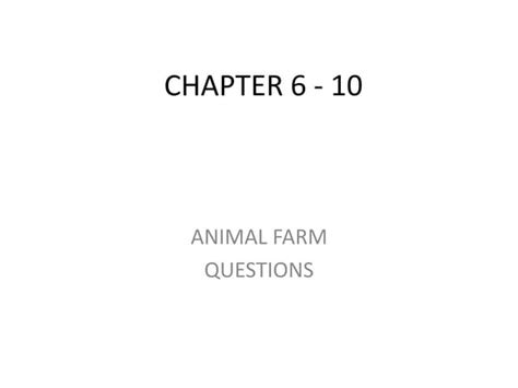 Chapter 2: Animalism - Mr. Brown