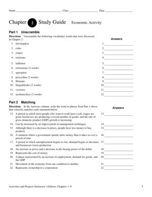 Chapter 2 study guide economic activity answers. - Teacher guide study guide forces inside earth.