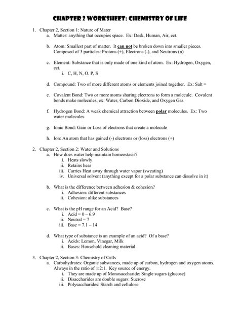 Chapter 2 the chemistry of life study guide answer key. - Inorganic chemistry 4th edition solution manual.