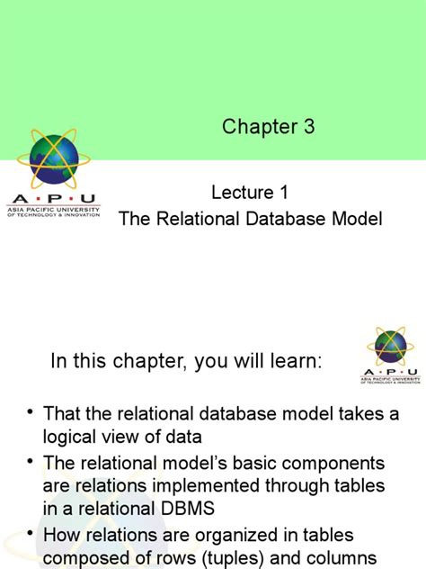 Chapter 3 lecture