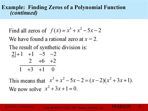 Chapter 3. Polynomial and Rational Functions. 3.4 Zeros of Polynomial