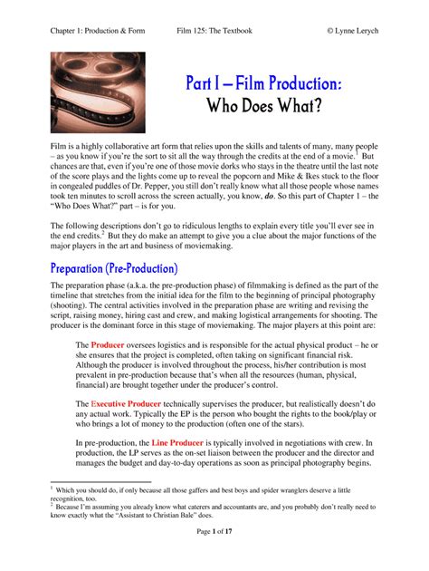 Chapter 4: Editing Film 125: The Textbook © Lynne Lerych