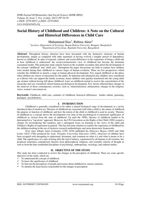 Chapter 4:Historical Views of Childhood and Children